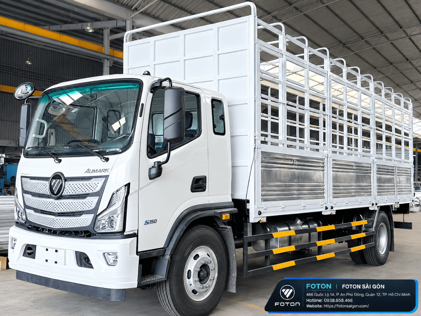 Xe tải Foton Aumark S150L 8 Tấn Thùng Bạt